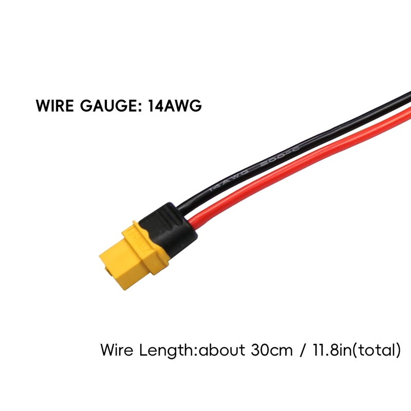 BABUVYA XT60H Switch Large Current on-Off Electric Power Switch with XT60H Male to XT60H Female Plug, RC Switch for RC Model, UAV, RC Boat Battery Connector - Image 4